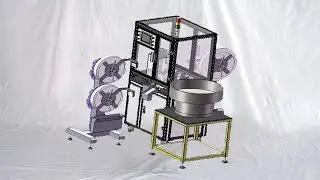 caps wadding machine roll foil film cutting inserting inserting caps equipment automatic 全自動瓶蓋入墊機