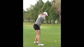 Jennifer Kupcho's solid swing isn't it?