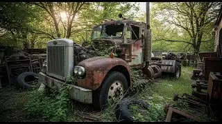 Lost for 75 Years in an Abandoned Yard — A Classic Peterbilt Truck Discovered!