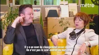 Journal M&eacute;tro - Discussions de salon entre H&eacute;l&egrave;ne David et Fr&eacute;d&eacute;ric B&eacute;rard