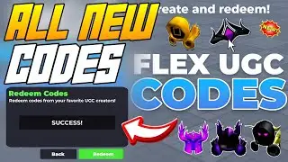 LATEST UPDATE 🔥 FLEX UGC CODES FEBRUARY | VERIFIED ONLY! | FLEX UGC CODES ROBLOX!