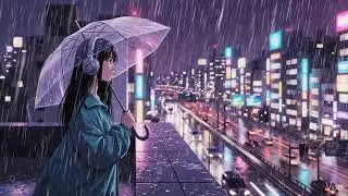 🌙 Late Night Study Music | 🎧 Lofi Hip Hop for Focus, Sleep & Calm | Rain Stream | The Japanese Town