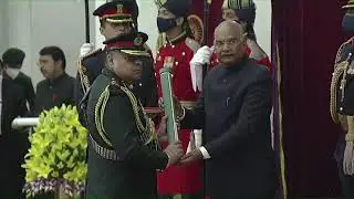 President Kovind presents Param Vishisht Seva Medal to Lt. General Raj Shukla, YSM, SM