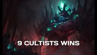 TeamFight Tactics 9 CULTISTS WINS | TFT | TFT FATES