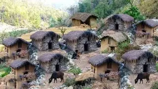 This Is Himalyan Nepali Mountain Village Life Heavy Rainy Day |Naturelly Village Dacumentary Video |