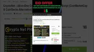 CryptoNet &ndash; All-in-One Crypto Market Website PHP Script (CoinMarketCap & CoinGecko Alternative)
