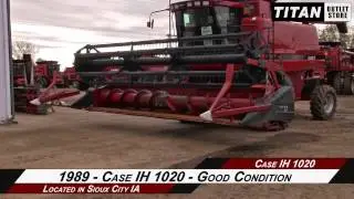 Case IH 1020, 20', HHC, Fore/Aft,  1660/1666/2166 Header-Flex Sold on ELS!