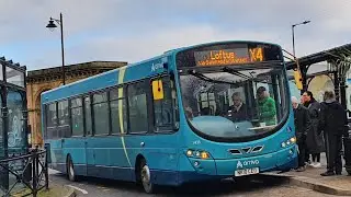 JOYRIDE THRASH + KICKDOWN: Route X4 | NK10CEO/1435 - Arriva North East: VDL SB200/Wright Pulsar 2