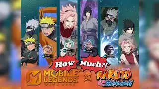 MLBB x NARUTO I NARUTO SKINS HOW MUCH ??
