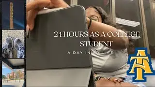 |College Diaries 2.| VLOG : REALISTIC 24 HOURS AS A COLLEGE STUDENT * no parties*