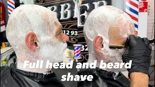 Head shave #tutorial #learning #shaving #barberlove #art #barber #barberlife #homeless #cardiff