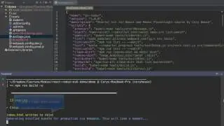 React slingshot build example