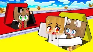 We BUILD our SECRET BASE in MINECRAFT to HIDE from ANGRY ISAY (TAGALOG)