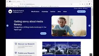 How to quickly choose a journal to submit your article manuscript in Taylor Francis Publisher