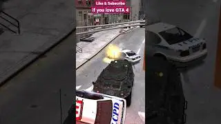 GTA 4 TBOGT - APC Rampage + Six Star Escape #gta4 #shorts