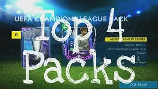 TOP 4 BEST PACKS {Ucl final Opening Packs} FiFA Mobile 19