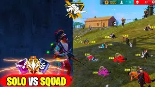 New Bermuda Map Solo Vs Squad Gameplay 💪😈 || 1 vs 4 || Free Fire Max || GOURAV GAMING FF
