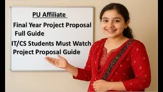 Final Year Project Proposal Guide for IT & CS Students🎓by habiba #punjabuniversity