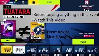 Советы по особому событию SSC Tuatara (этапы 1&ndash;6) &mdash; Asphalt 9 Legends &mdash; Nintendo Switch