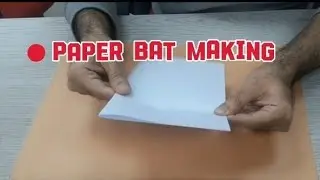 DIY | how to make paper Bat (flapping) like aero plan butterfly notebook paper flying bat | zsplay