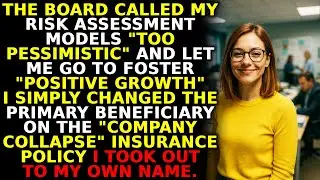 She Warned the CEO Before the Collapse &ndash; Then Changed the Insurance Payout to Her Name 💼