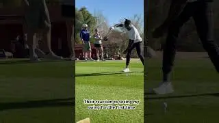 Watch this random couples reactions to seeing my swing for the first time😂