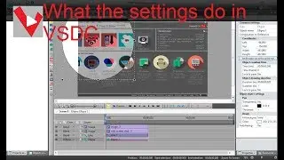 What the settings do in VSDC