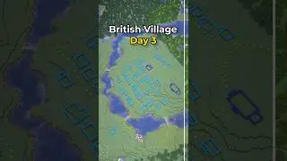 British Village in Minecraft Day 3🇬🇧 #minecraft
