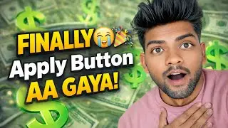 Finally Apply Button Aa Gaya 😭🎉 | My YouTube Monetization Journey