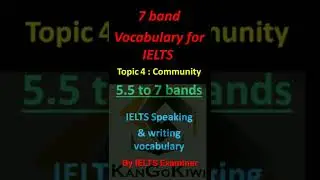 IELTS writing task 2 & speaking topic - Community | advance vocabulary IELTS Reading Listening
