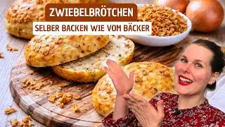 Zwiebelbrötchen || Selber backen wie vom Bäcker || Einfaches Rezept || Jessys Küchenkunst