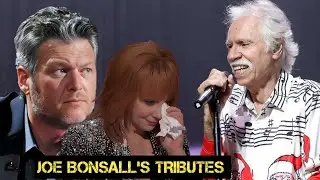 Joe Bonsall honored by country music stars in tearful tributes.