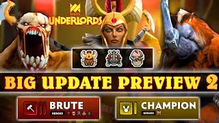MORE NEW HEROES | LIFESTEALER + MAGNUS + LC | BRUTES + CHAMPION | BIG Underlords Update Preview (#2)