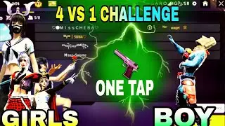 GARO 4G FF GIRLS VS BOYS AND FULL MAP CHALLENGE LIVE