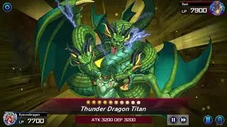 Thunder Dragon Titan is a tough enemy!! Yugioh Master Duel