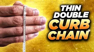 Silver 3.9mm Double Curb Chain