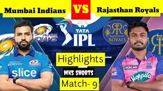 ipl2022match9/Mumbai Indians vs Rajasthan Royals match full highlights/Jos Buttler 100 & rr won by