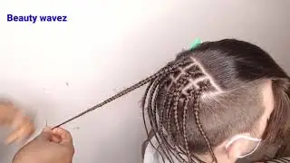 box braid for men | on a straight hair | @beautywave