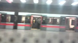 Jízda soupravou M1D v úseku Kačerov - Opatov