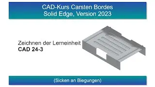 CAD course for Solid Edge (from version 2023) &ndash; Part 24.3
