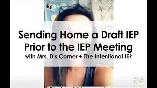 Should You Send a Draft IEP Home Before the Meeting? How to Communicate Clearly and Avoid Confusion