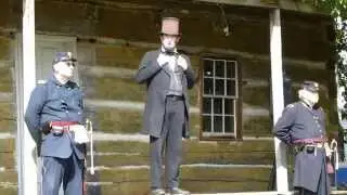 2014-09-28 - River of TIme - President Lincoln - Gettysburg Address