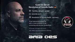 Aria Des - Revolution of Sounds Radio - Germany (Radio Show 13/01/2026)