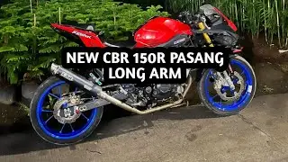 NEW CBR 150R PASANG LONG ARM!!#shortvideo #modifikasimotor #cbr150r #tutorial