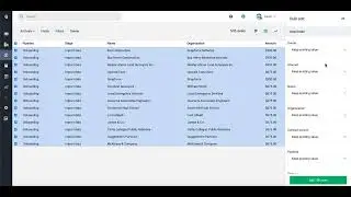 How to bulk edit data