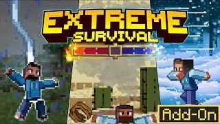 Can You Survive These Crazy Minecraft Storms? | Extreme Survival Add-on