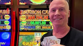 $5000 in High Limit Dragon Cash & Fire Link!! Big $50 Spin Win!!