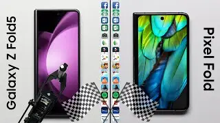 Prueba de velocidad entre el Galaxy Z Fold 5 vs. Google Pixel Fold