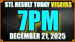 Stl Results Today 7pm VISAYAS December 21, 2025