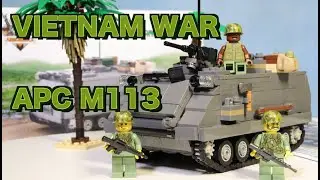 Lego APC M113 custom set for Vietnam war review